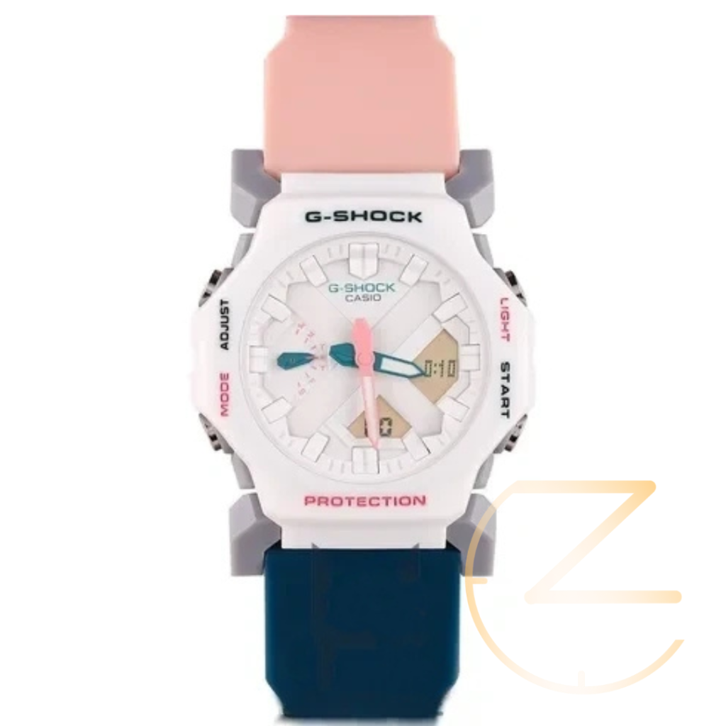 ساعت مچی کاسیو جیشاک مدل 2300 دورنگ(آبی و صورتی) G-Shock Casio 2300