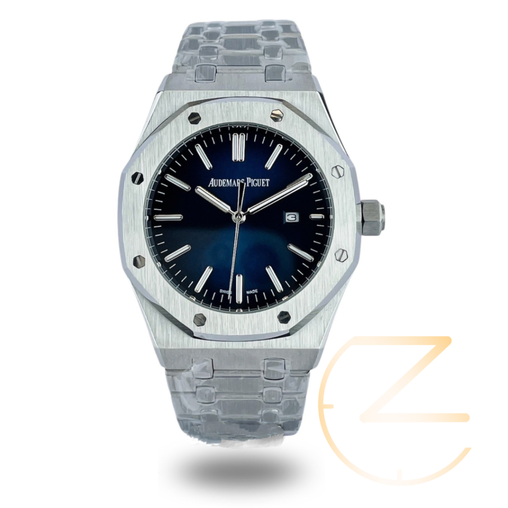 ساعت مچی اودمار پیگه استیل صفحه آبی Audemars piguet