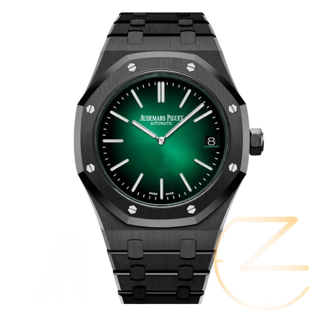 ساعت مچی اودمار پیگه مشکی صفحه سبز Audemars piguet