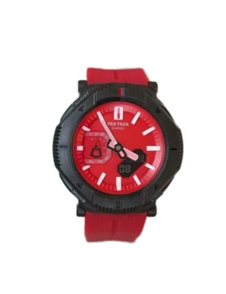 ساعت مچی جی شاک پروترک G-Shock مشکی صفحه قرمز بند رابر